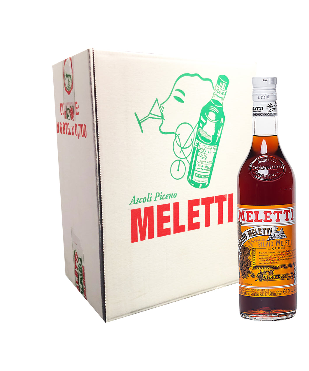 Meletti Box Amaro (6 Flaschen)